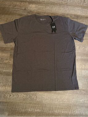 NWT Under Armour Men’s Gray Performance T-Shirt 3XL Loose Fit Athletic Tee